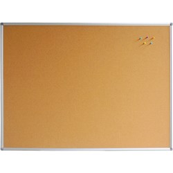 Rapidline Corkboard 1800W x 15D x 1200mmH Aluminium Frame