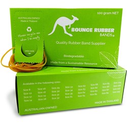 Bounce Rubber Bands Size 18 Box 100gm