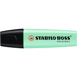 Stabilo Boss 70/116 Highlighters Chisel 2-5mm Pastel Mint Box Of 10