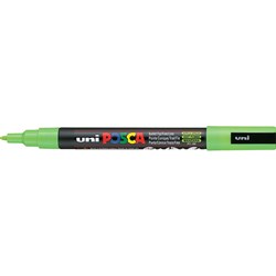 Uni Posca PC-3M Paint Marker Fine 1.3mm Bullet Tip Apple Green