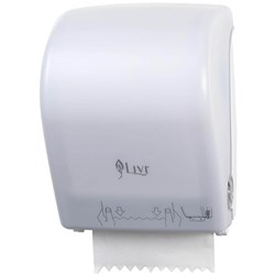 Livi Maxi Auto-Cut Towel Dispenser White