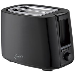 Nero 2 Slice Toaster Black