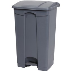 Compass Plastic Pedal Bin 68 Litres Grey