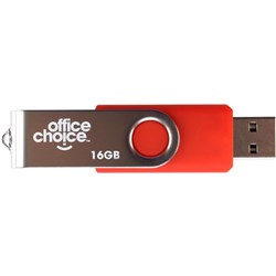 Office Choice USB2.0 Drive 16GB Rotating Silver