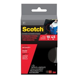 Scotch RF6741 Extreme Fasteners 25.4mm x 1.21m Black