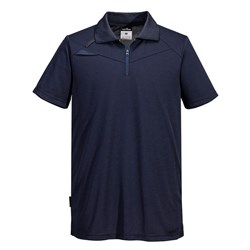 Portwest DX4 Polo Shirt Short Sleeve Medium Navy