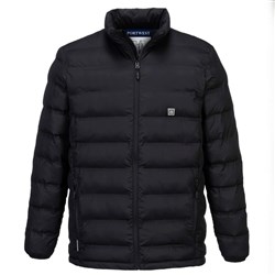 Portwest Ultrasonic Heated Tunnel Jacket 3XL Black