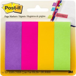 Post-It Page Markers 22x73mm Floral Fantasy Assorted 50 Sheet Pad Pack of 4