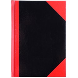 Cumberland Black & Red Notebook Gloss A5 100 Leaf