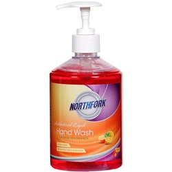 Northfork Antibacterial Liquid Hand Wash Orange Fragrance 500ml