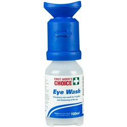 First Aider's Choice Saline Eye Wash With Cap 100ml